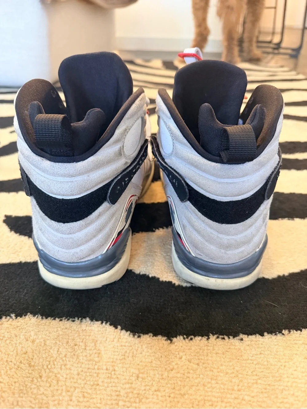 Jordan White Navy Red Retro Sneakers